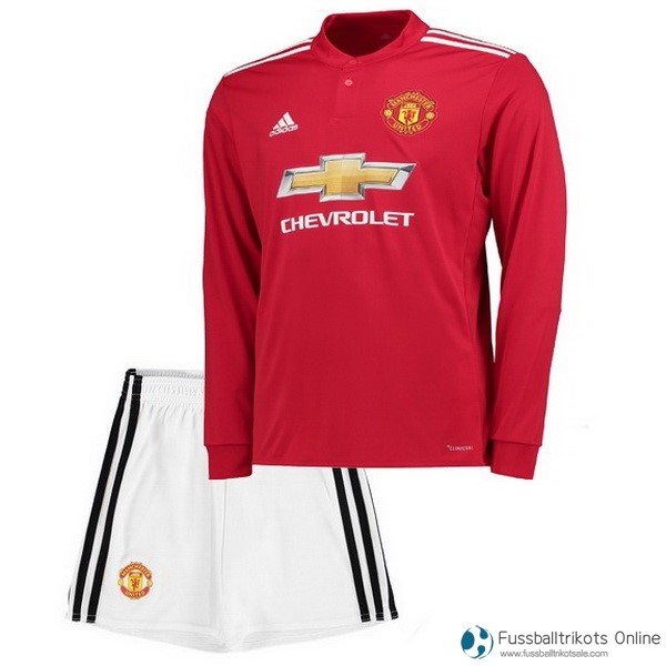 Manchester United Trikot Heim ML Kinder 2017-18 Fussballtrikots Günstig